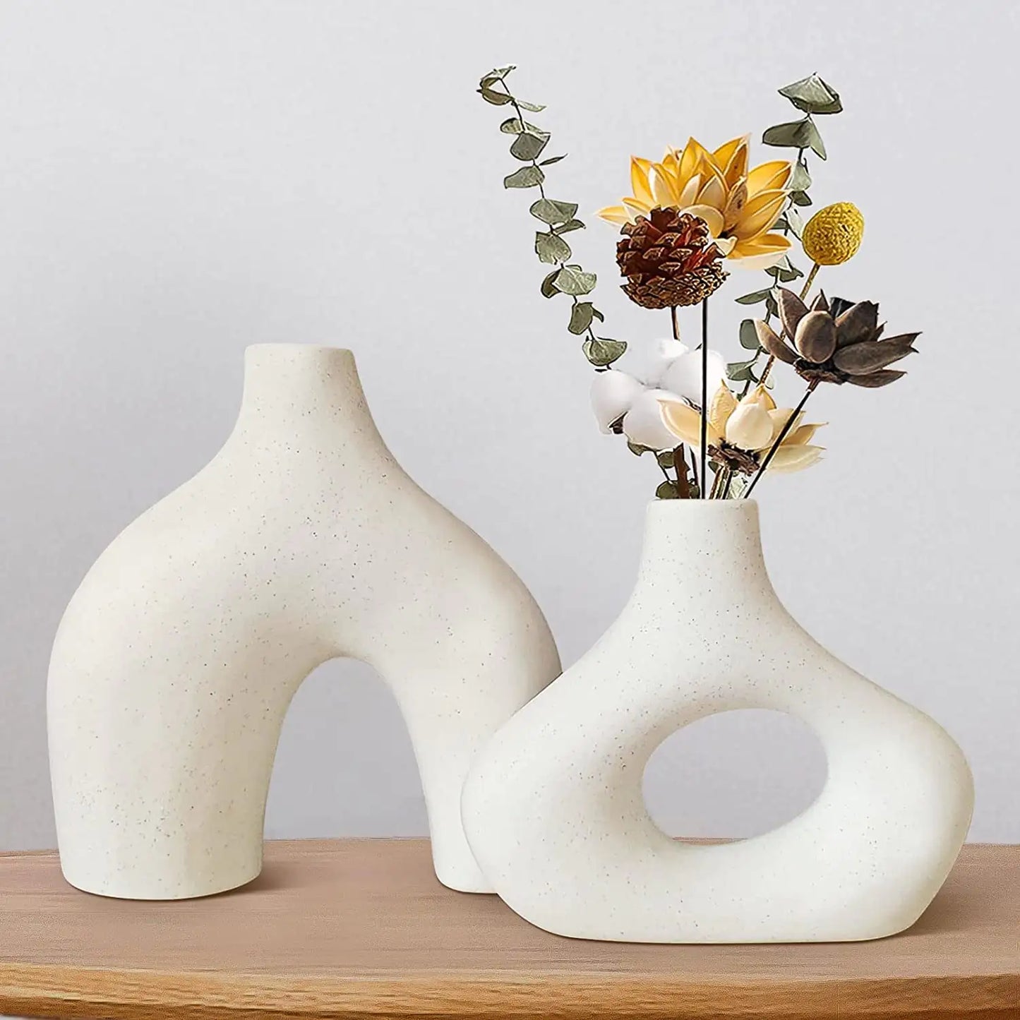 Modern White Ceramic Vase