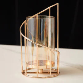 Cylindrical Candle Holder - Voyara Home Decor