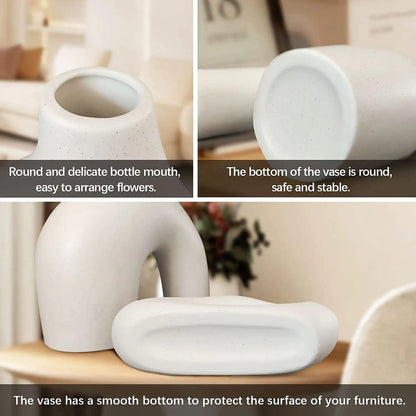 Modern White  Ceramic Vase